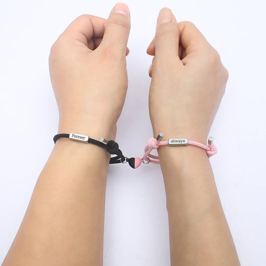 Double Magnetic Bracelet for Valentines Gift