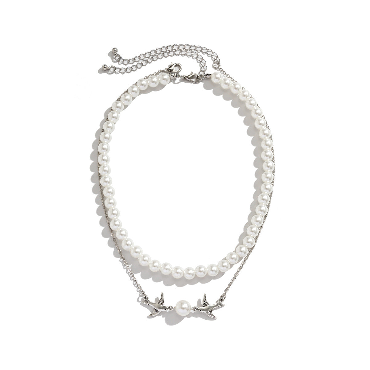 Bird With Pearl Necklace