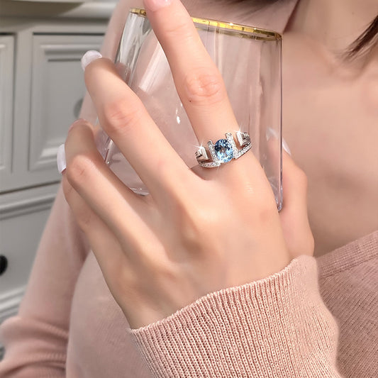 Ocean's Pages - Natural Stone Ring Jewelry for Women