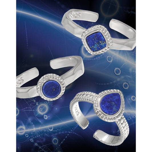 Boho Sky -Sterling Silver Stone Ring