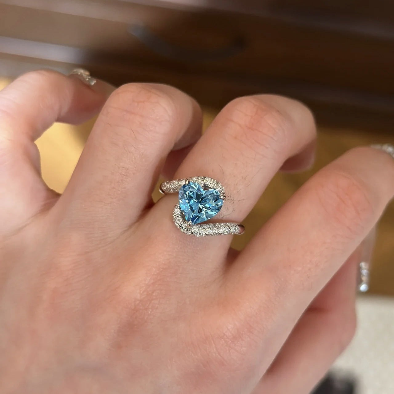 Love Sea Sterling Silver Ring