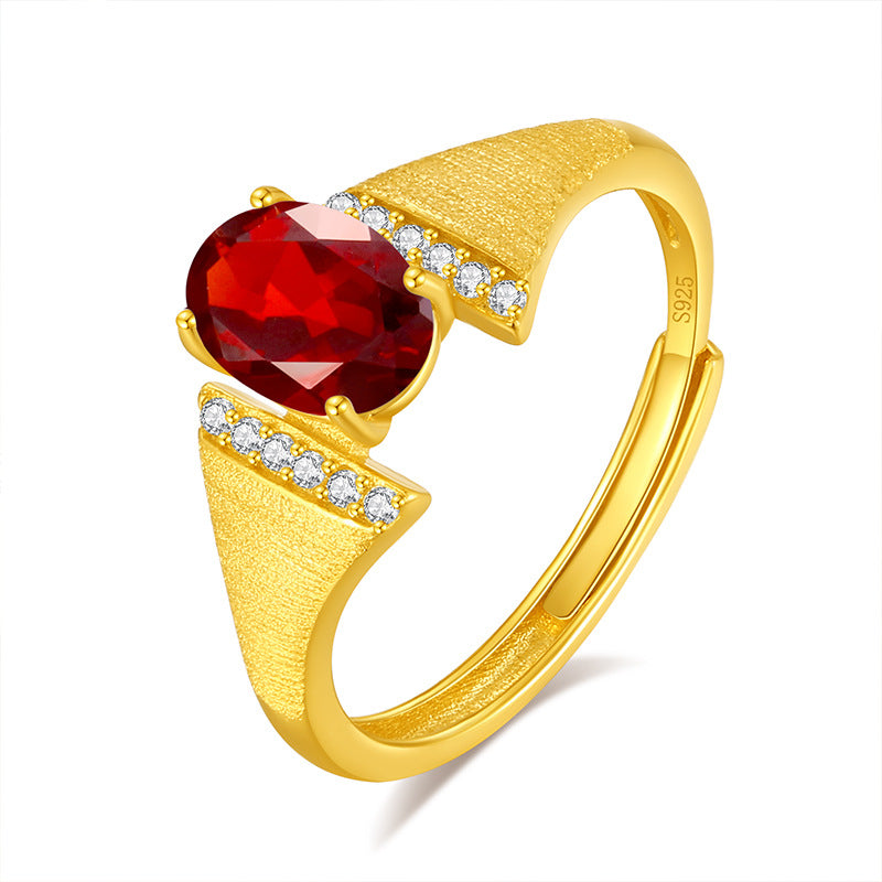 Aquatic Eye - Natural Stone Ring Jewelry for Women