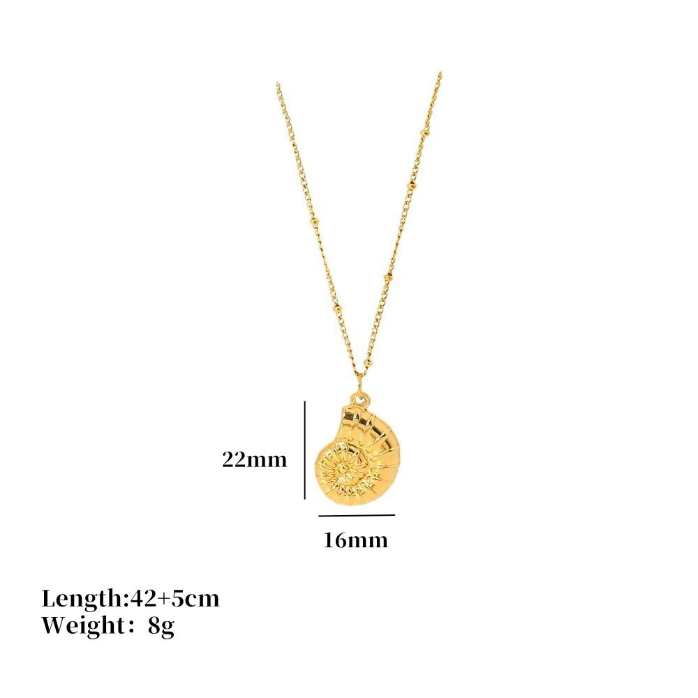 Golden Shell Necklace