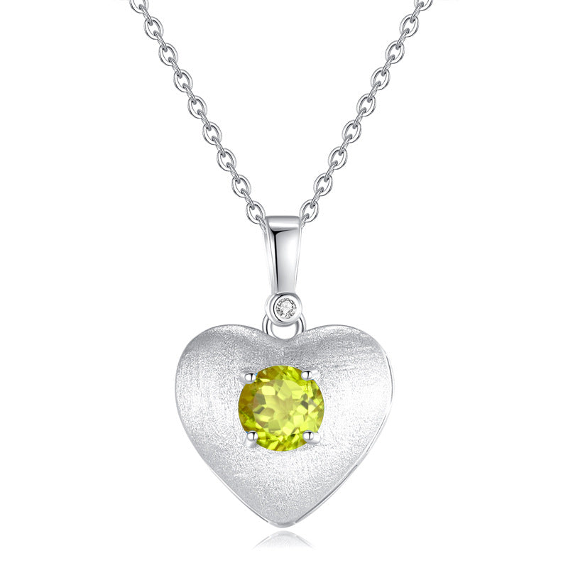 Ocean's Vision - Sterling Silver Gems Topaz Necklace For Women