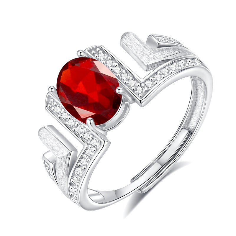 Ocean's Pages - Natural Stone Ring Jewelry for Women