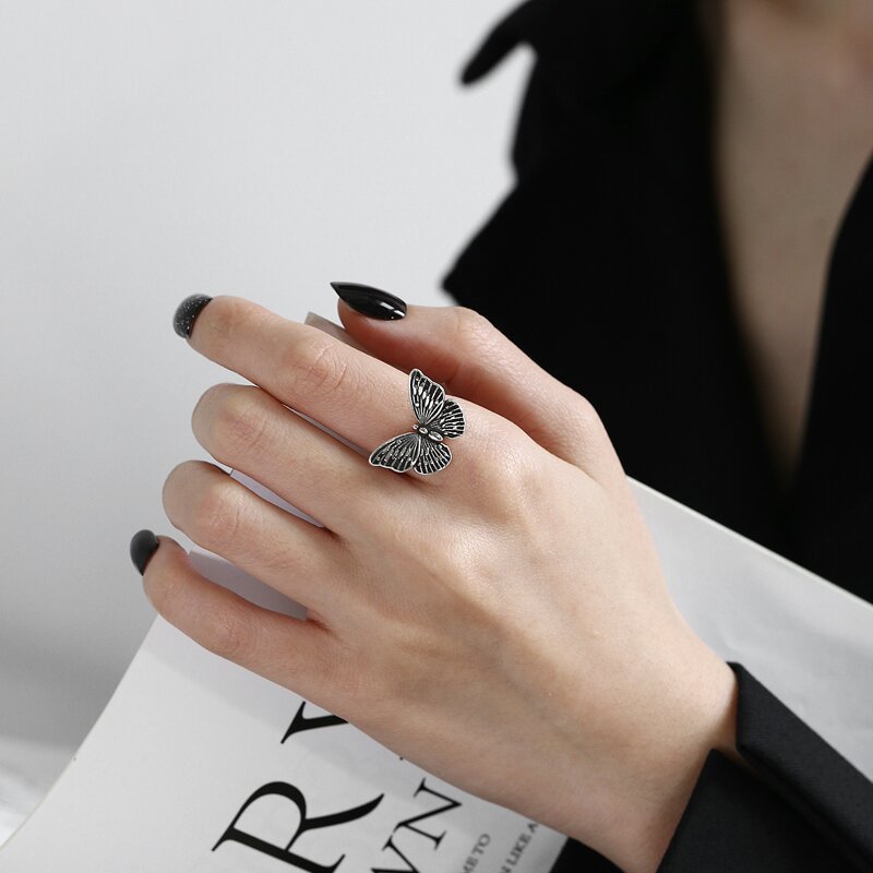 Butterfly Sterling Silver Ring