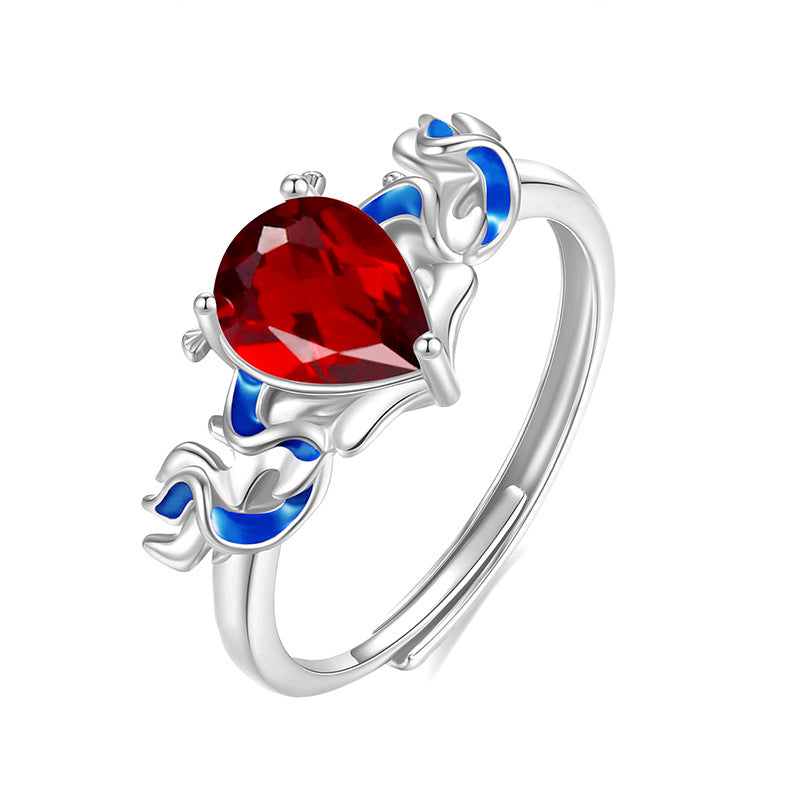 Seabreeze Sparkle - Natural Stone Ring Statement Jewelry for Women
