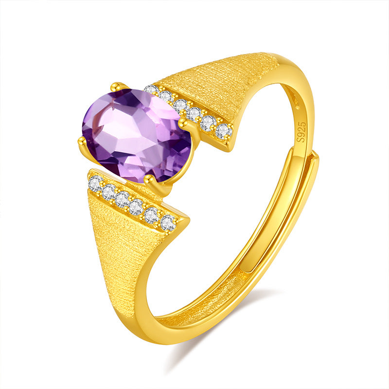 Aquatic Eye - Natural Stone Ring Jewelry for Women