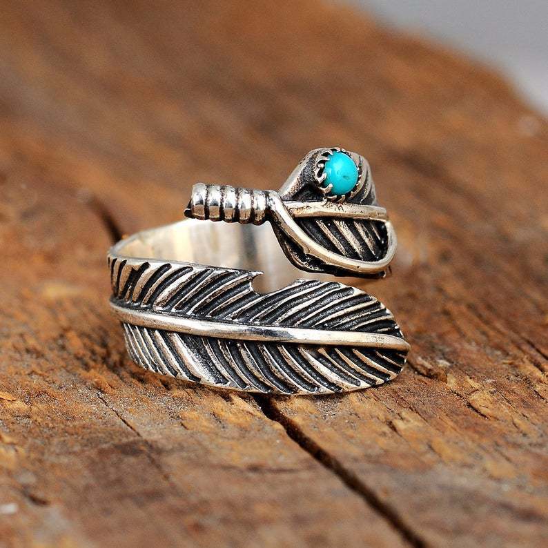 Feather Sterling Silver Ring
