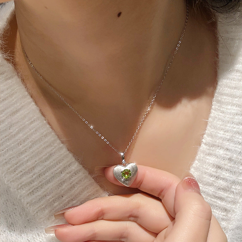 Ocean's Vision - Sterling Silver Gems Topaz Necklace For Women