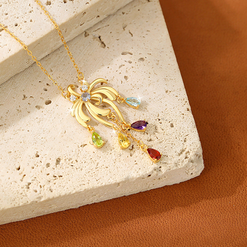 Firework Art - Sterling Silver Necklace