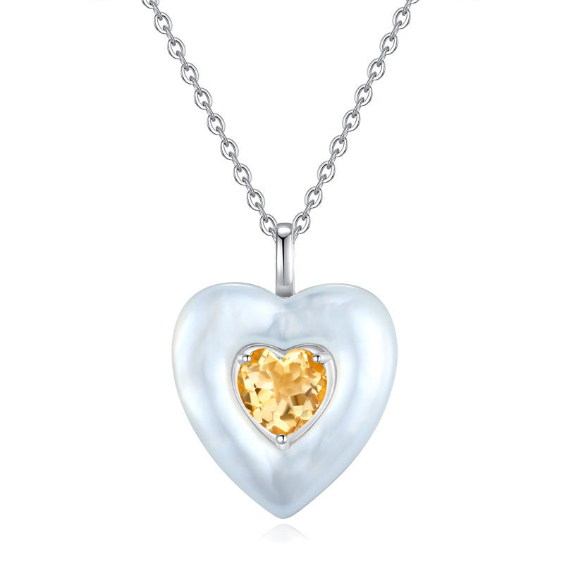 Ocean's Love – Mother of Pearl Necklace for Women