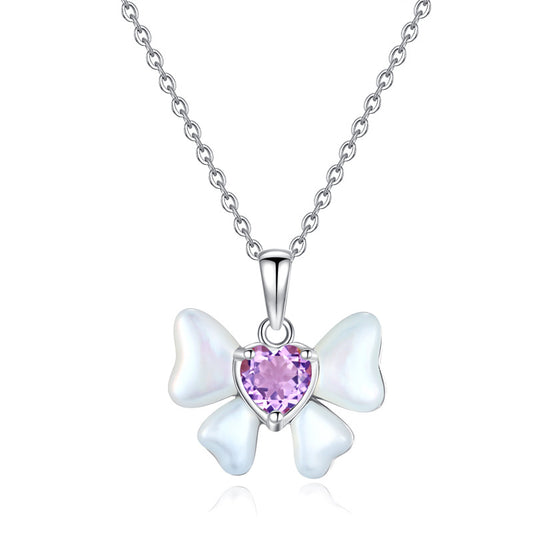 Ocean Butterfly - Sterling Silver Gems Topaz Necklace For Women