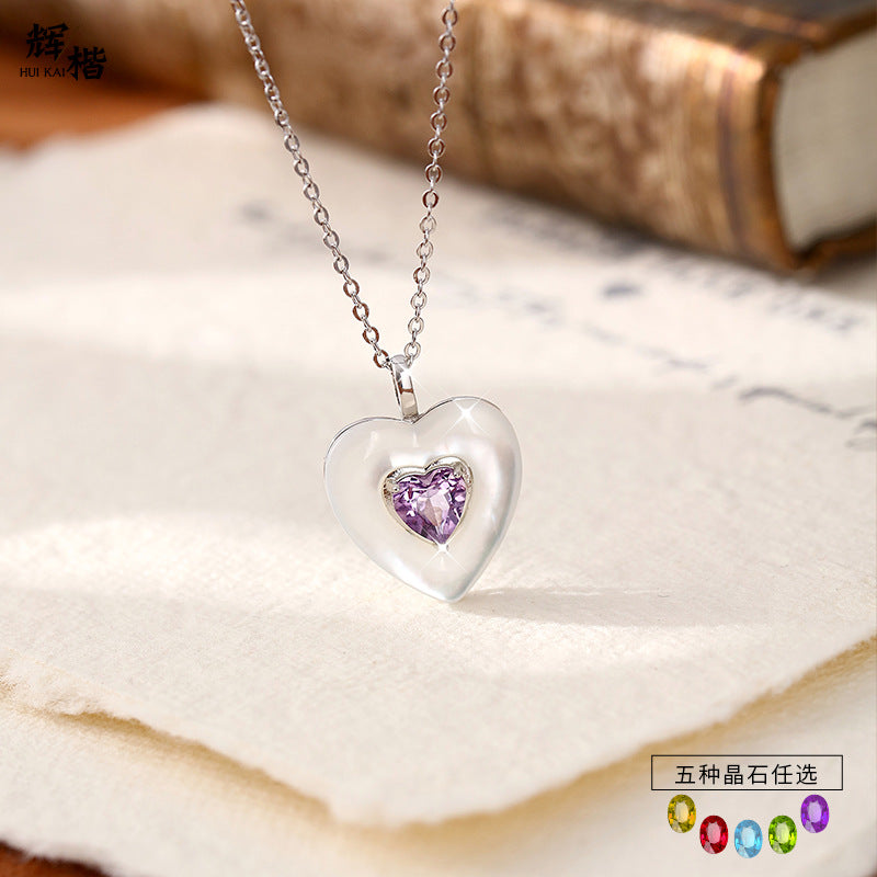 Ocean's Love – Mother of Pearl Necklace for Women