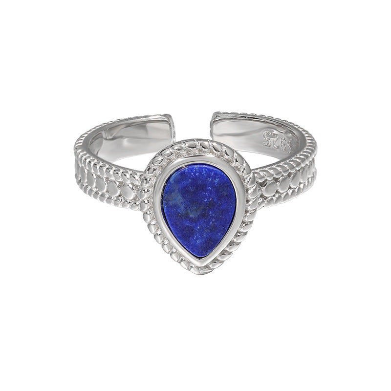 Boho Sky -Sterling Silver Stone Ring
