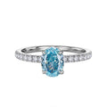 Bague en aigue-marine