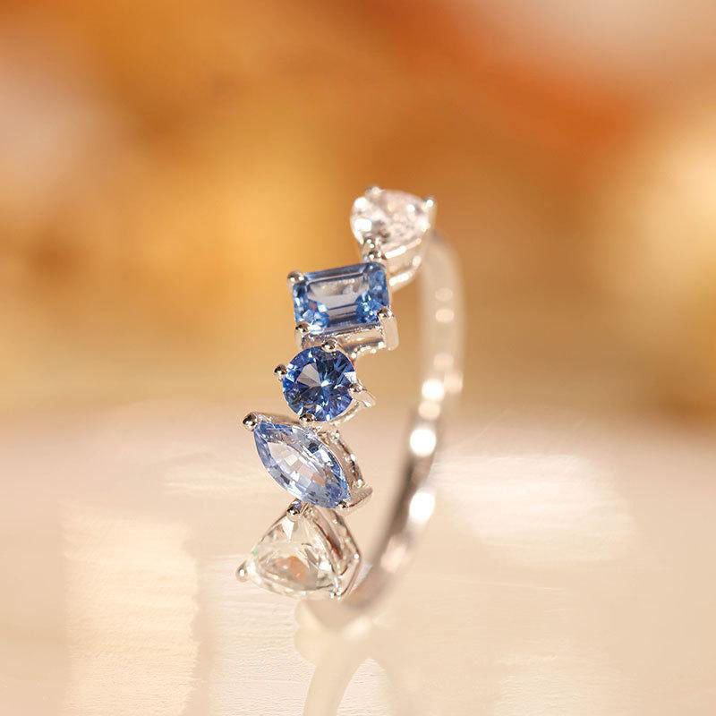 Lake Sapphires Ring