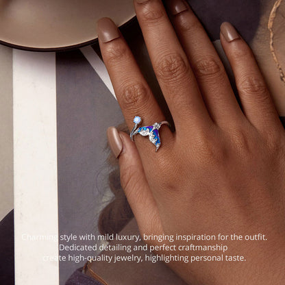 Fantasy Mermaid Silver Ring