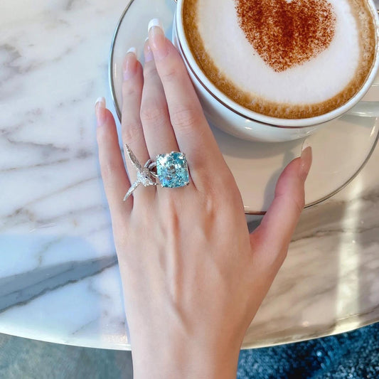 Hummingbird Blue Ring