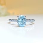 Bague en aigue-marine