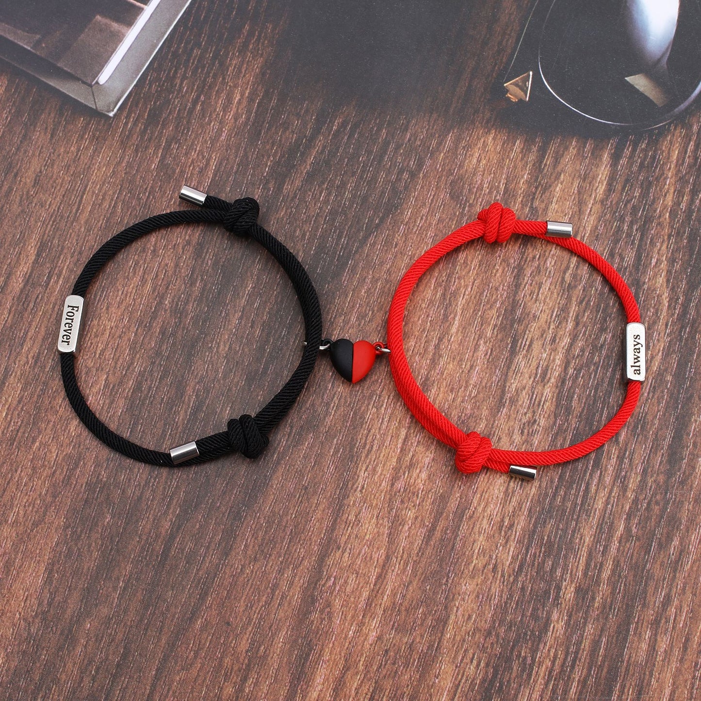 Double Magnetic Bracelet for Valentines Gift