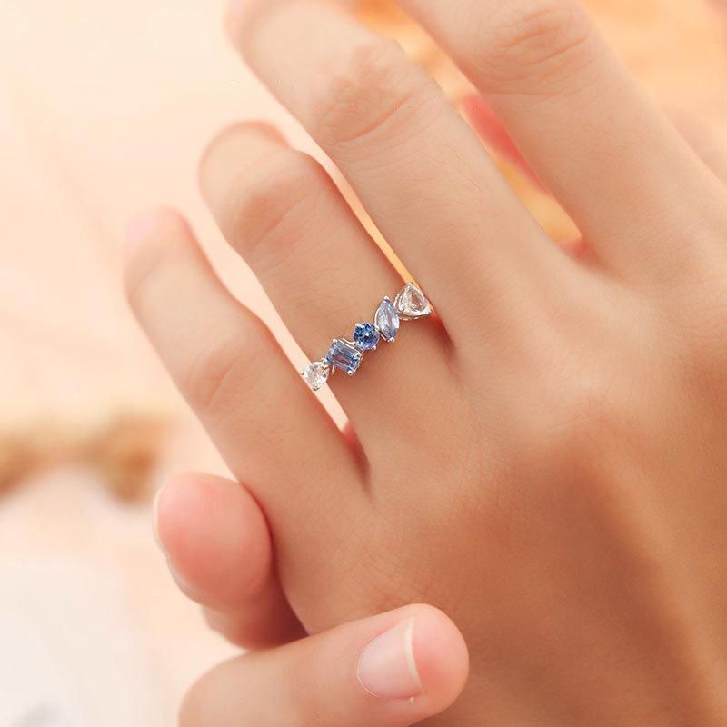 Lake Sapphires Ring