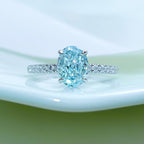 Bague en aigue-marine