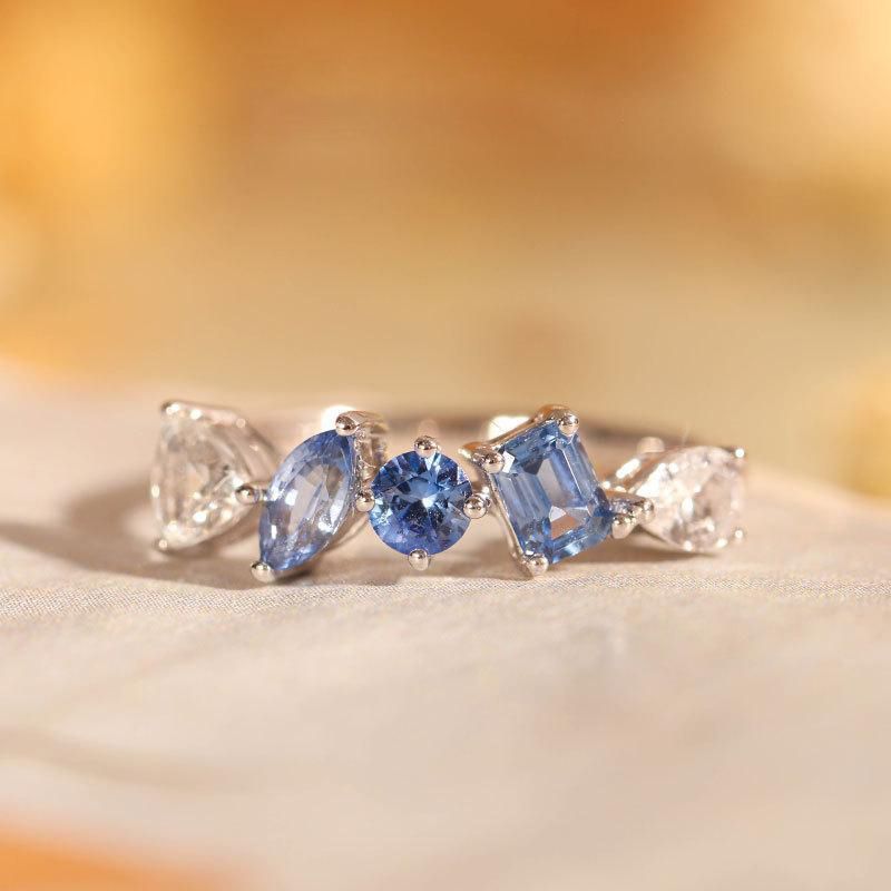 Lake Sapphires Ring