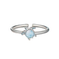 Anillo de tortuga azul