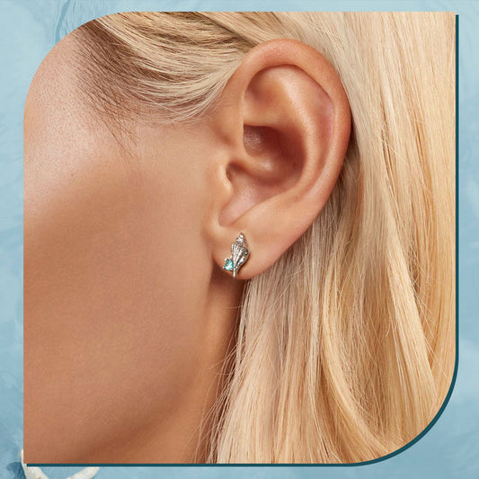 Conch Sterling Silver Earrings