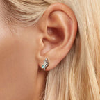 Boucles d'oreilles en argent sterling Conch