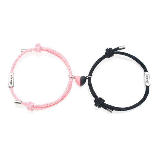 Double Magnetic Bracelet for Valentines Gift