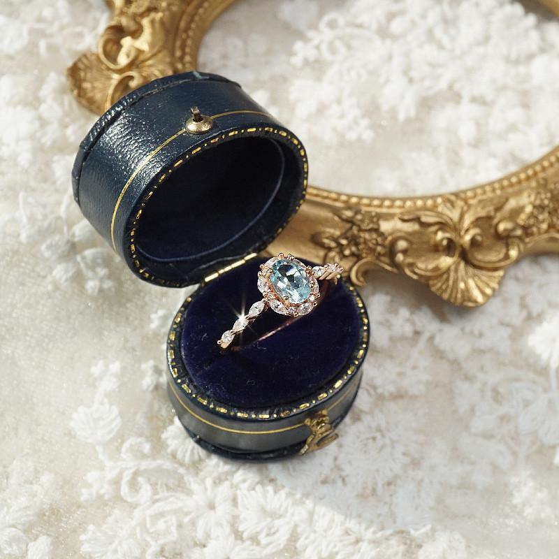 Blue Topaz Classic Ring