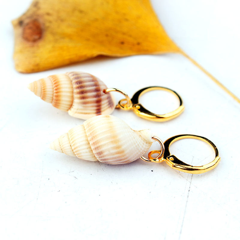 Boucles d'oreilles coquillages