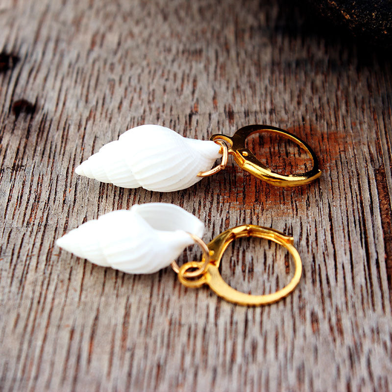 pendientes de concha
