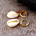 Boucles d'oreilles coquillages