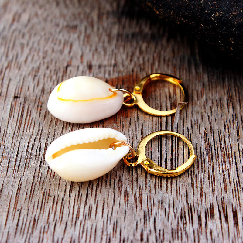 pendientes de concha
