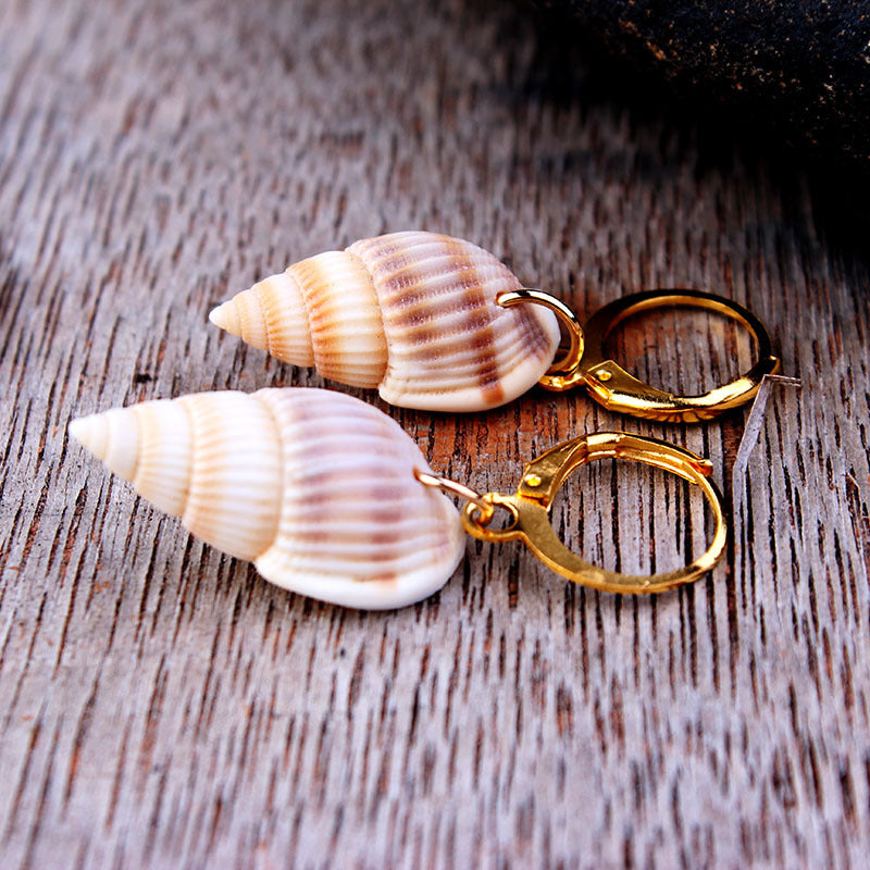 pendientes de concha