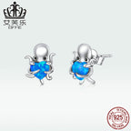 Boucles d'oreilles pieuvre