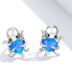 Boucles d'oreilles pieuvre