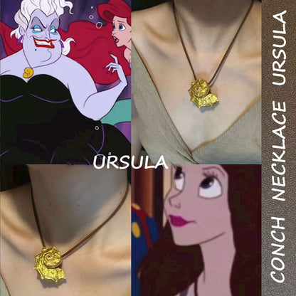 Ursula - Gold Conch Necklace