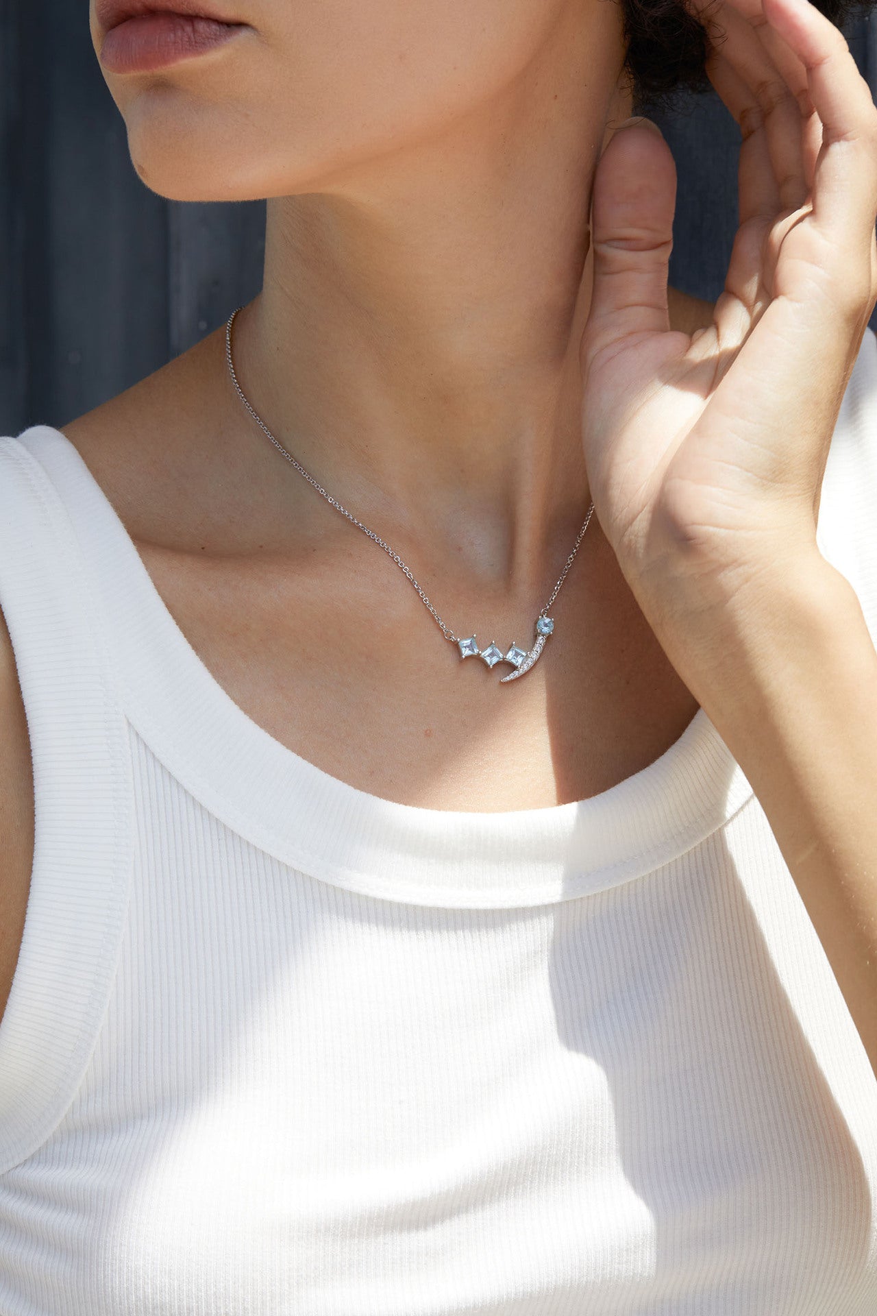Smile Topaz Neckalace