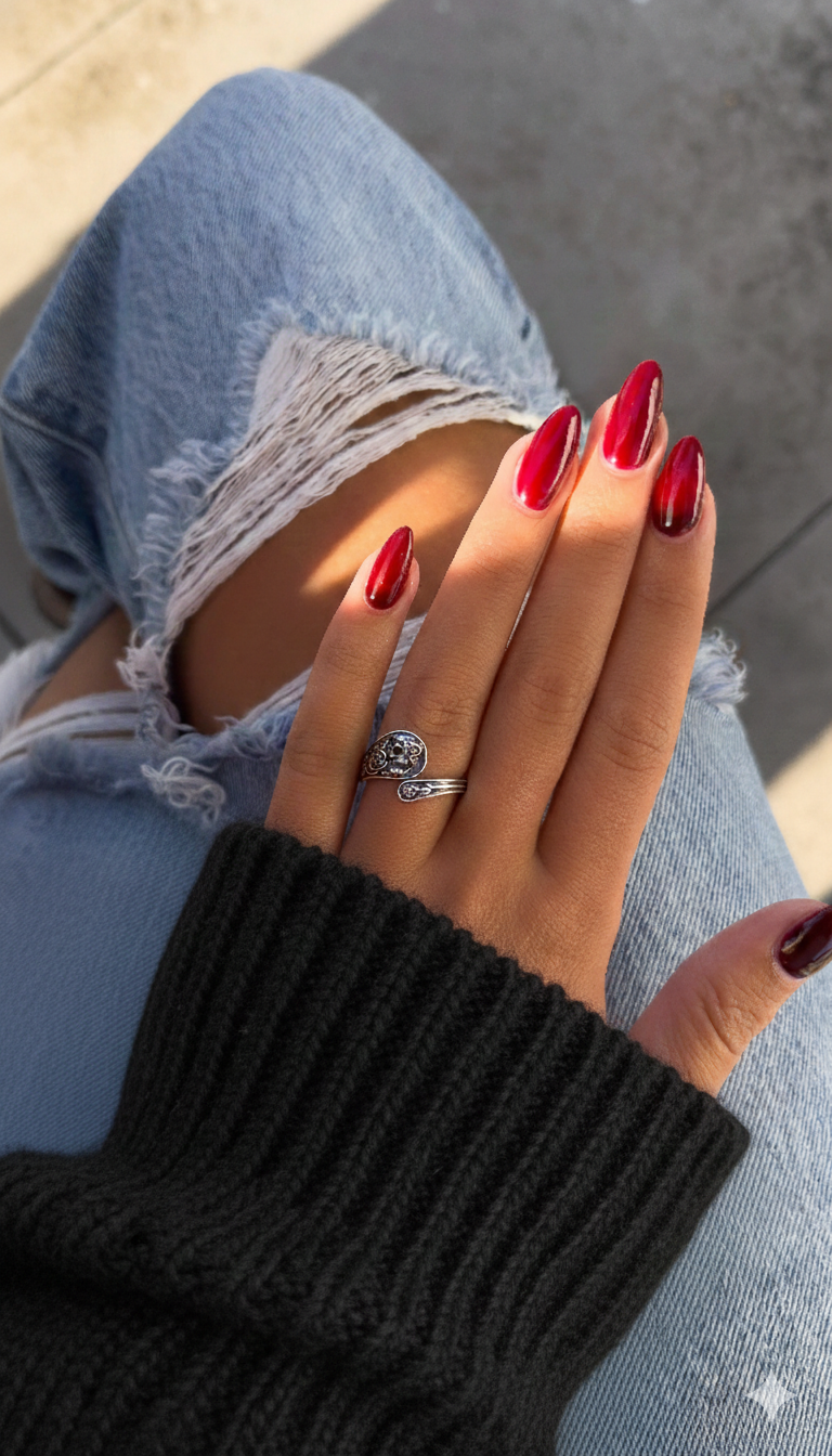 Anillo ajustable de plata de ley con rosa y calavera