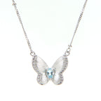 Ocean's Butterfly - Butterfly Pendant Necklace