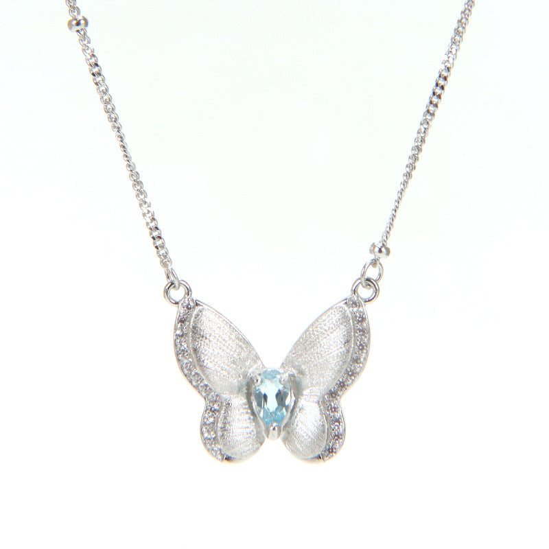 Ocean's Butterfly - Butterfly Pendant Necklace