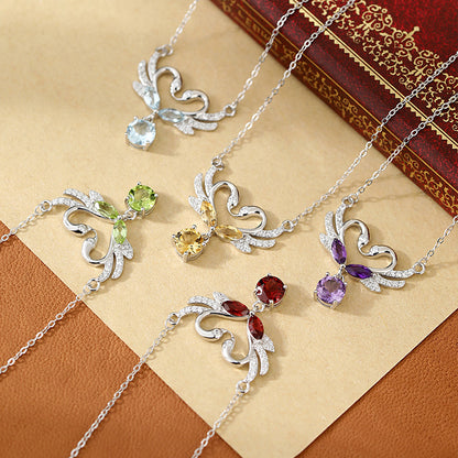 Swan's Heart - Swan Pendant Necklace