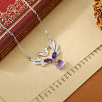Swan's Heart - Swan Pendant Necklace