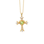 Mon Amour Jésus - Collier Pendentif Croix Vintage