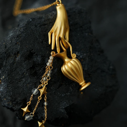 Hand Jug Necklace