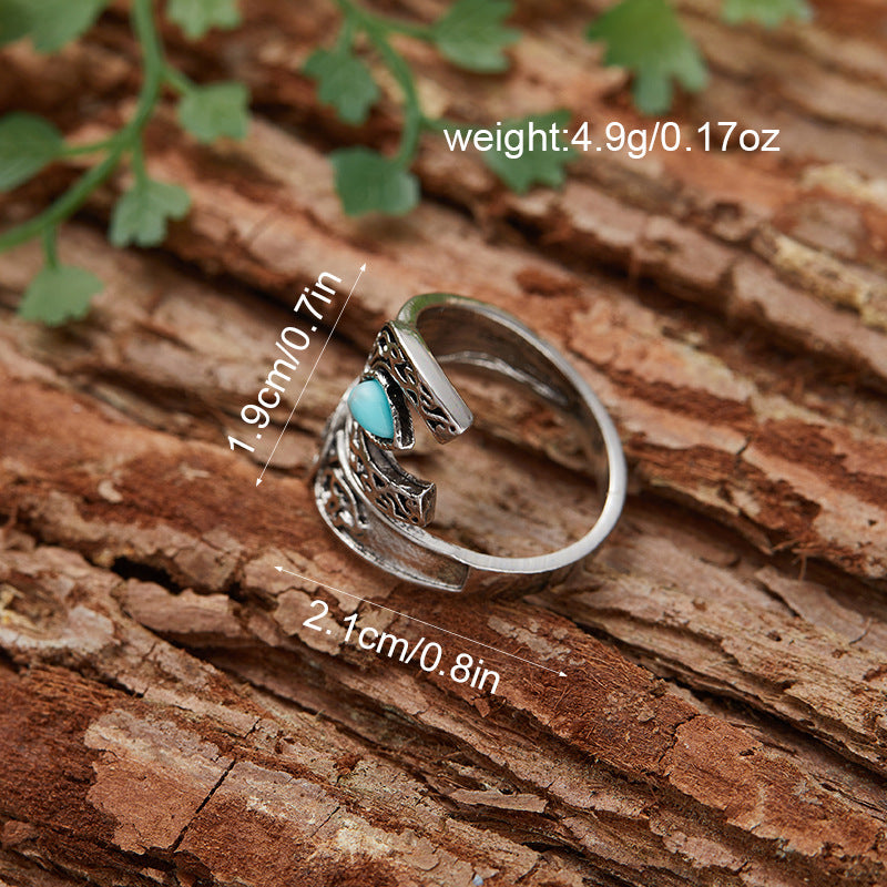 Lucky Horseshoe Sterling Silver Ring